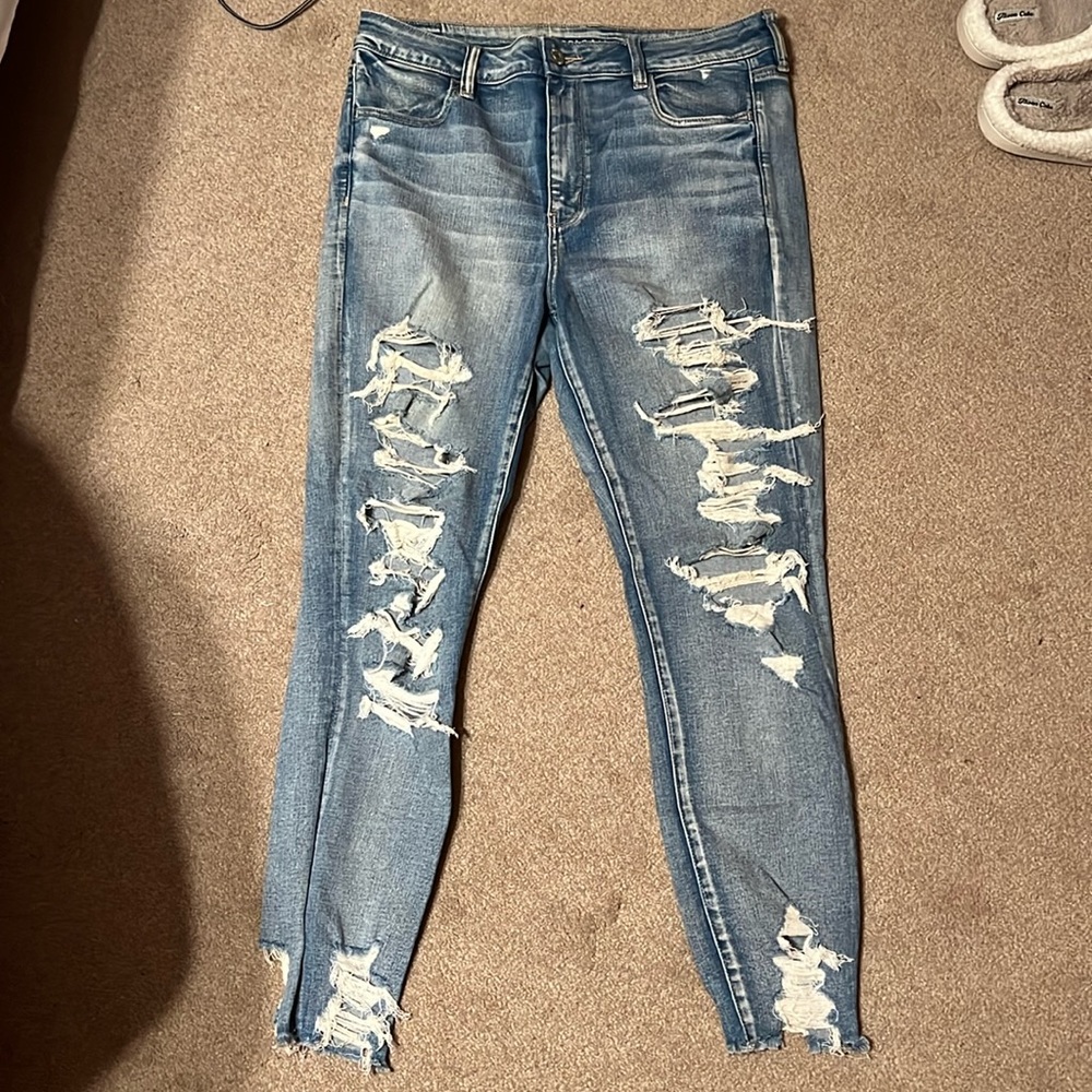 American Eagle next level stretch hi-rise jegginings.